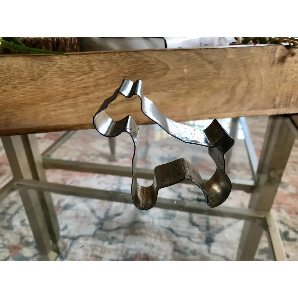 Vintage Dog Metal Cookie Cutter- Animal shape